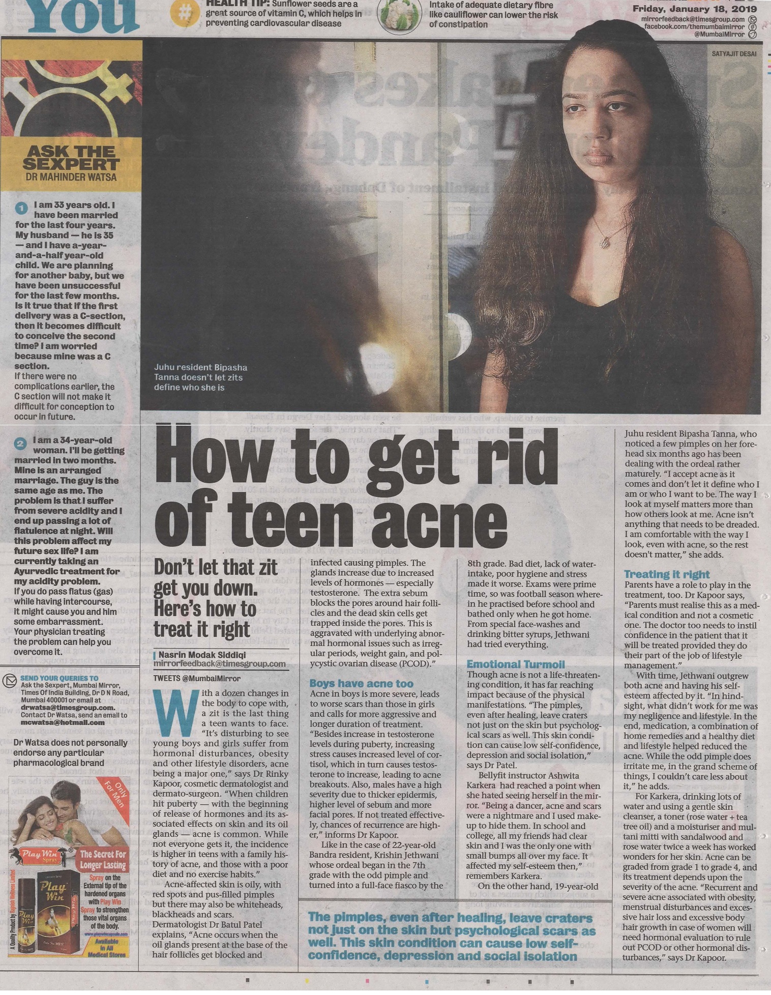 How to get rid of teen acne - Mumbai Mirror